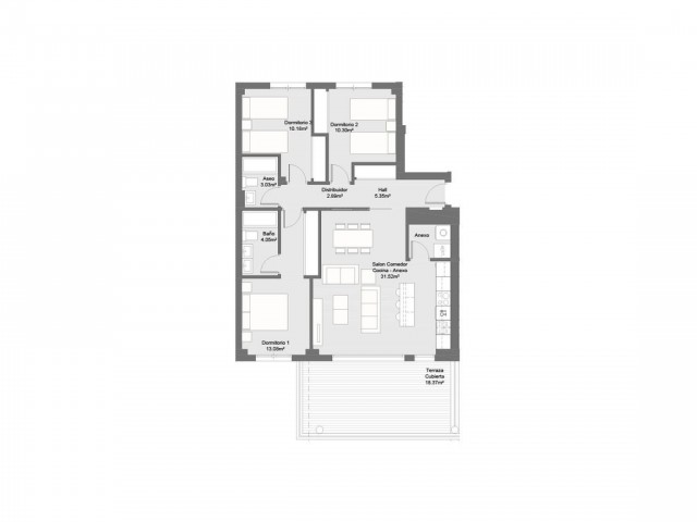 2 Bedrooms Apartment in Torremolinos