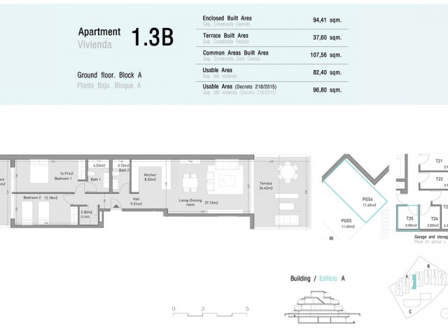 3 Schlafzimmer Apartment in Estepona