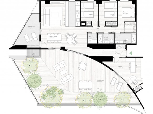 4 Bedrooms Apartment in Málaga Centro