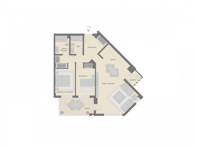 2 Bedrooms Apartment in Nueva Andalucía