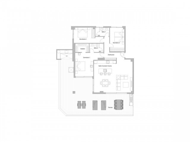 3 Bedrooms Apartment in Benalmadena