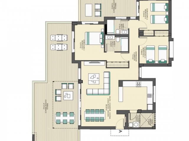 2 Bedrooms Apartment in Casares Playa