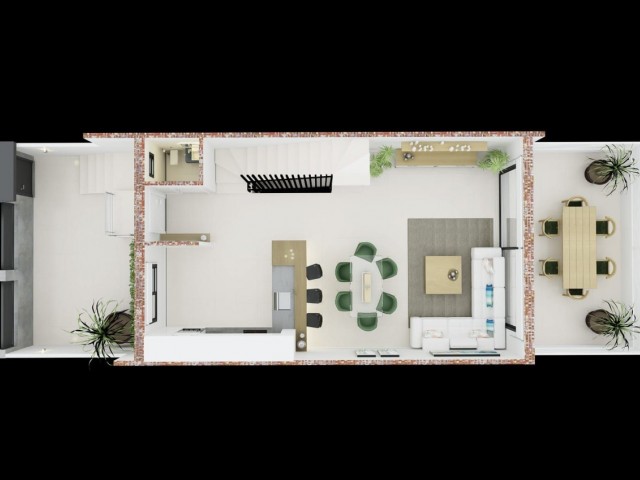3 Soveroms Rekkehus i Las Lagunas