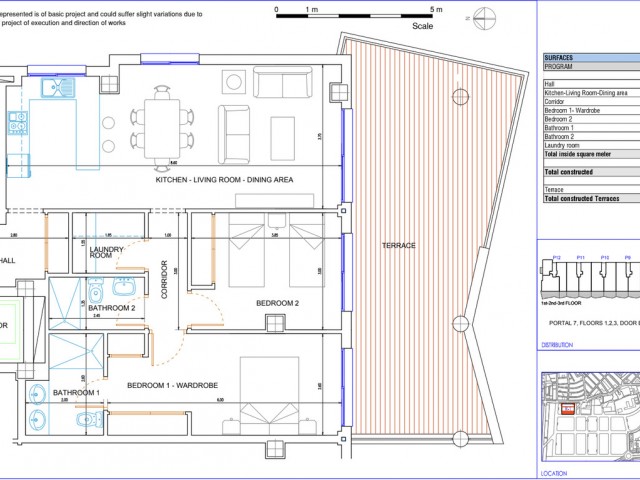 Appartement avec 2 Chambres  à Las Lagunas
