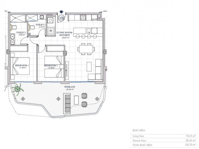 2 Bedrooms Apartment in Fuengirola