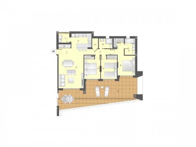 2 Bedrooms Apartment in Benalmadena