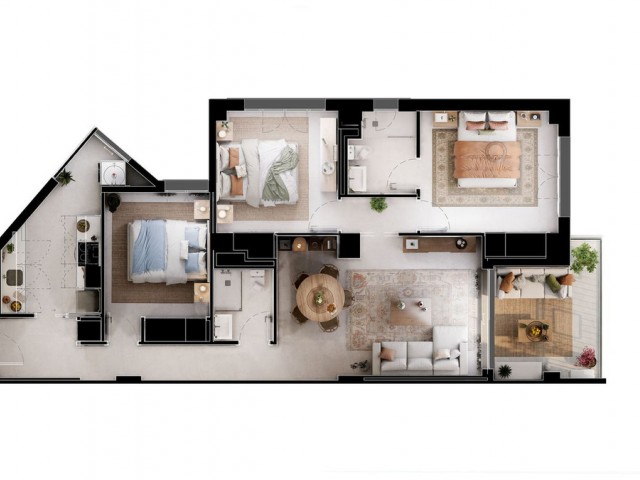 3 Bedrooms Apartment in Fuengirola