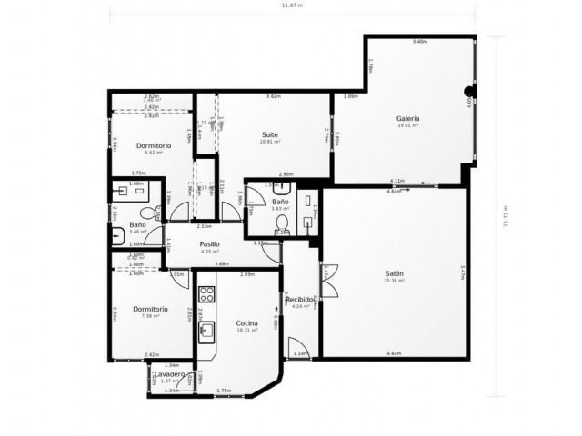 3 Bedrooms Apartment in Torrequebrada