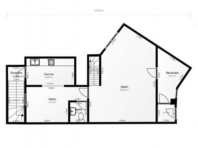 Maison mitoyenne avec 3 Chambres  à La Colina