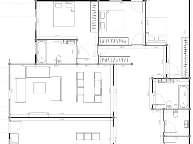 Appartement avec 3 Chambres  à San Roque Club